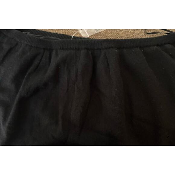 J. Peterman Wool Blend Pants Knit Wide Leg LINED Sweater Pants Woman's SZ L - Picture 5 of 5